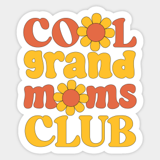Cool Grandmoms Club Sticker
